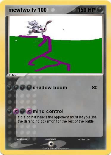 Pokemon mewtwo lv 100