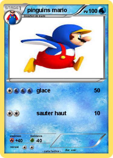 Pokemon pinguins mario