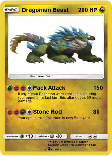 Pokemon Dragonian Beast