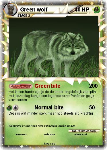 Pokemon Green wolf