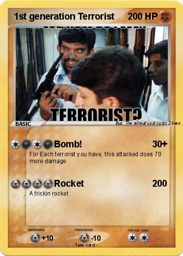 Pokemon 1st generation Terrorist