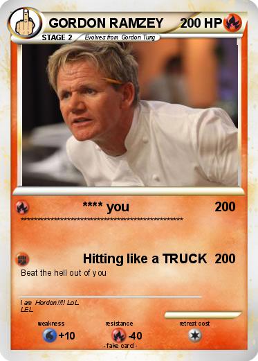 Pokemon GORDON RAMZEY
