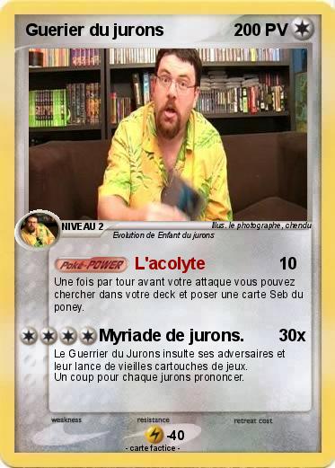 Pokemon Guerier du jurons
