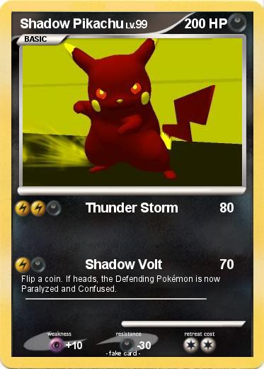 Pokemon Shadow Pikachu