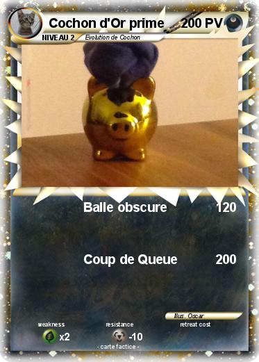Pokemon Cochon d'Or prime