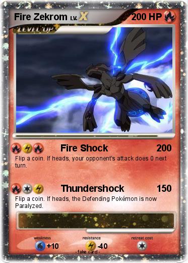 Pokemon Fire Zekrom