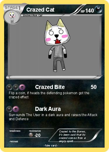 Pokemon Crazed Cat