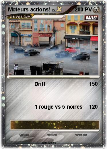 Pokemon Moteurs actions!