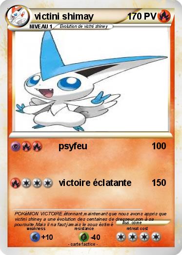 Pokemon victini shimay