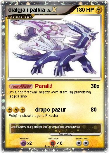 Pokemon dialgja i palkia