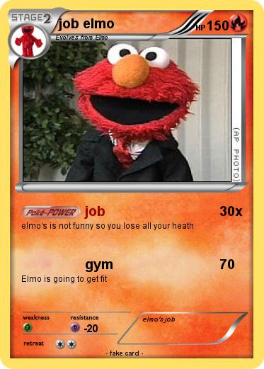 Pokemon job elmo