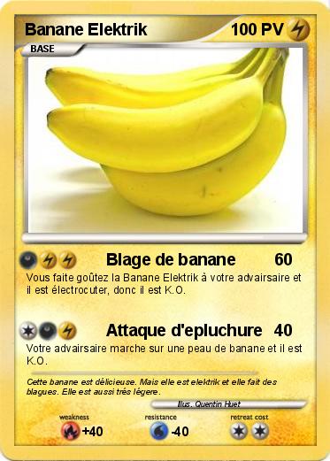 Pokemon Banane Elektrik