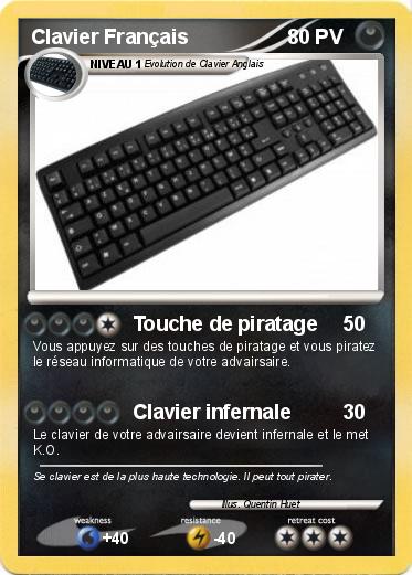 Pokemon Clavier Français
