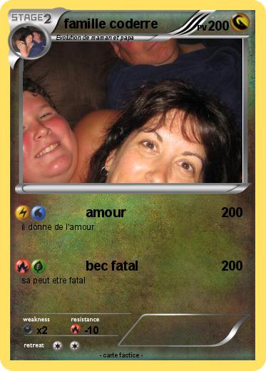Pokemon famille coderre