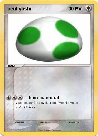 Pokemon oeuf yoshi