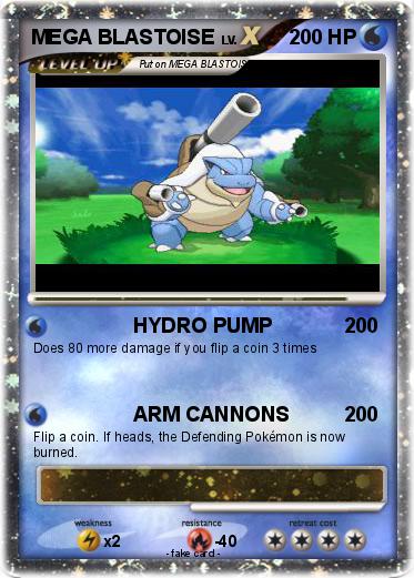 Pokemon MEGA BLASTOISE