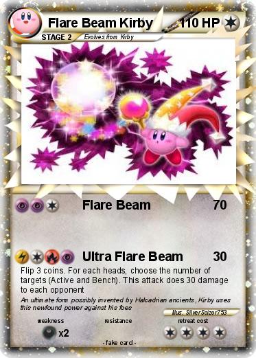 Pokemon Flare Beam Kirby