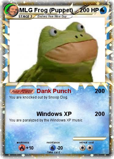 Pokemon MLG Frog (Puppet)