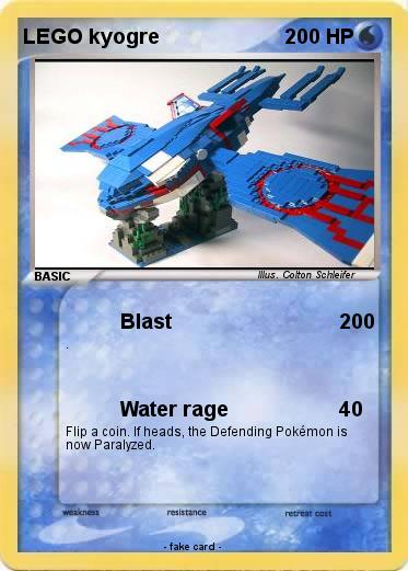 Pokemon LEGO kyogre