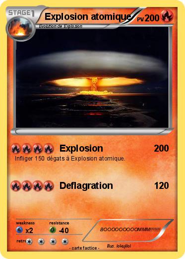 Pokemon Explosion atomique