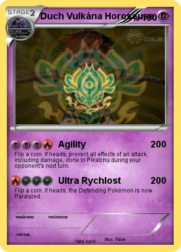 Pokemon Duch Vulkána Horoseuse