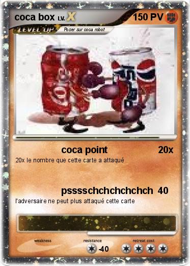 Pokemon coca box