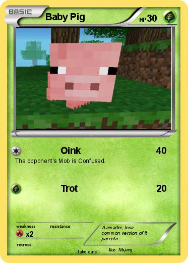 Pokemon Baby Pig