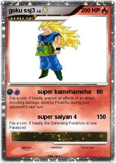Pokemon goku ssj3