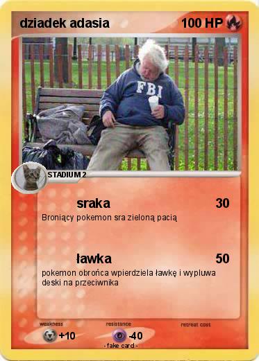 Pokemon dziadek adasia
