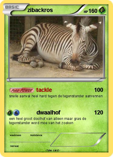 Pokemon zibackros