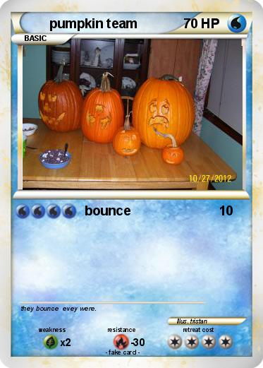 Pokemon pumpkin team