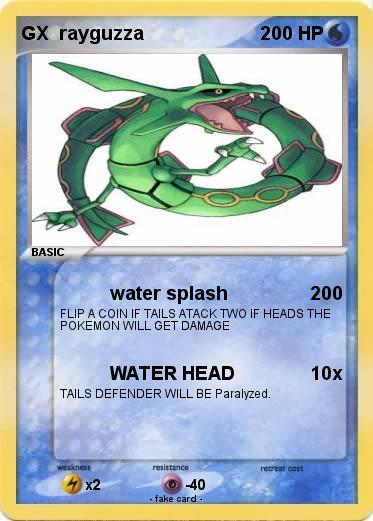 Pokemon GX  rayguzza