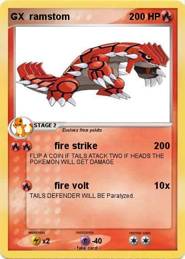 Pokemon GX  ramstom