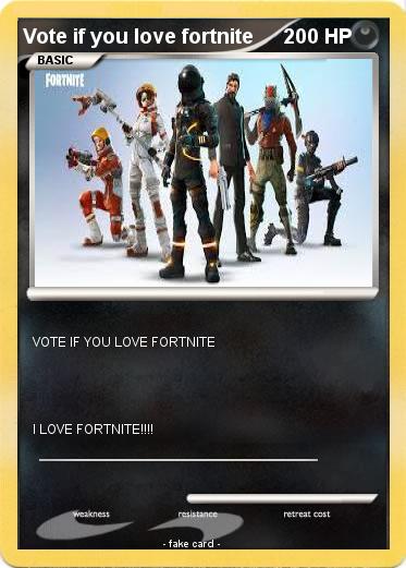 Pokemon Vote if you love fortnite