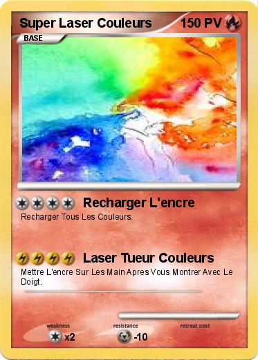 Pokemon Super Laser Couleurs