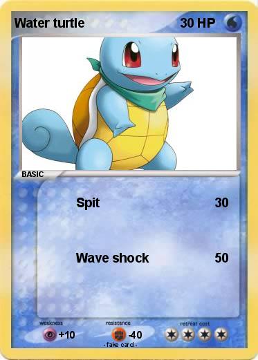 Pokemon Water turtle