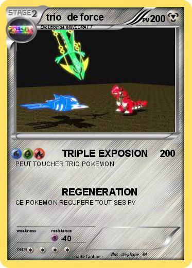 Pokemon trio  de force