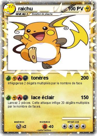 Pokemon raichu