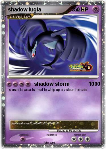 Pokemon shadow lugia                     3