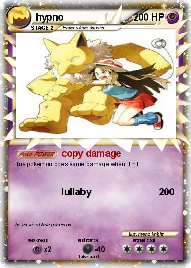 Pokemon hypno