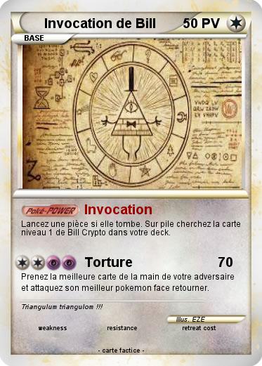 Pokemon Invocation de Bill