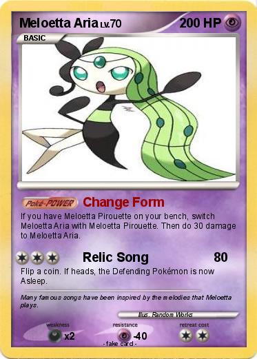Pokemon Meloetta Aria
