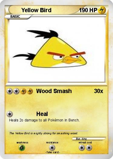 Pokemon Yellow Bird
