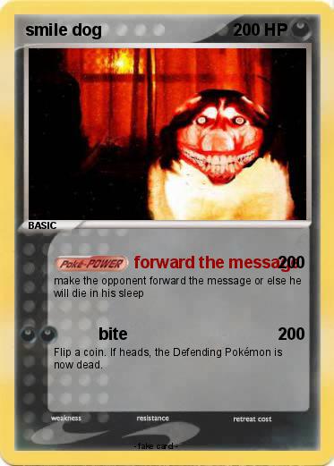 Pokemon smile dog
