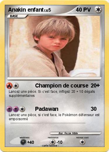 Pokemon Anakin enfant