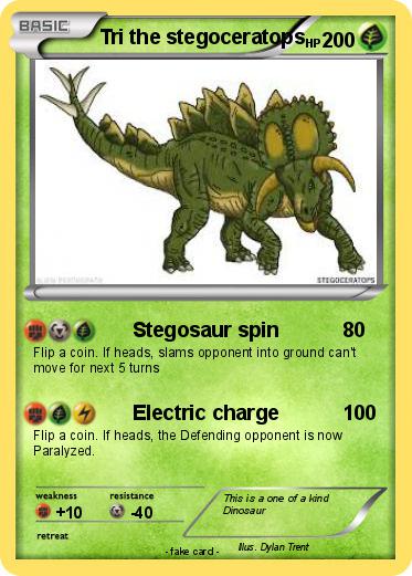 Pokemon Tri the stegoceratops