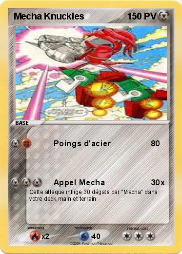 Pokemon Mecha Knuckles