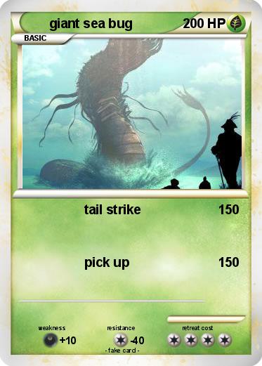 Pokemon giant sea bug