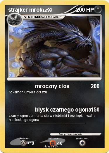 Pokemon strajker mrok