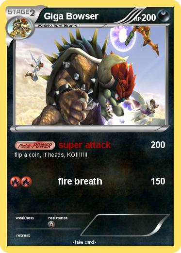 Pokemon Giga Bowser